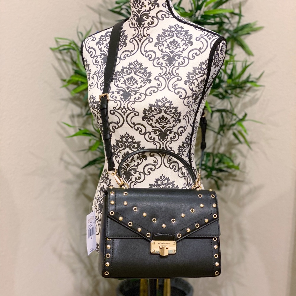 Michael Kors Kinsley Black Satchel / Crossbody